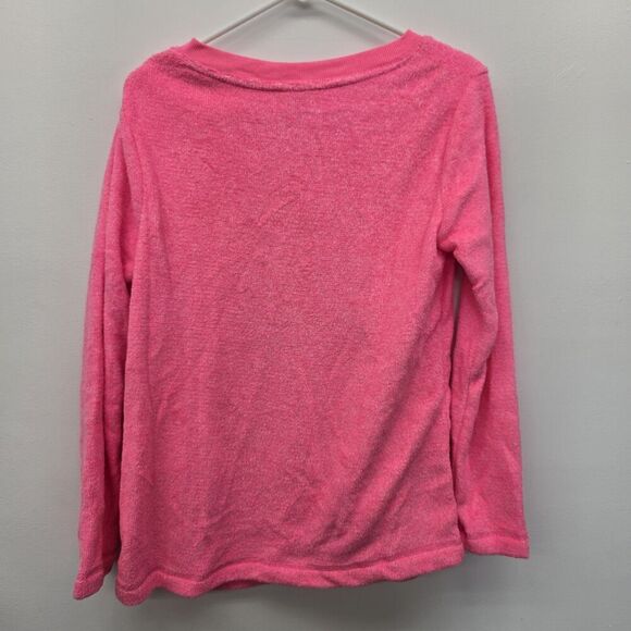Monday Should Be Optional Pajama Top Hot Pink Size Medium 8-10 (A36) - Picture 2 of 6